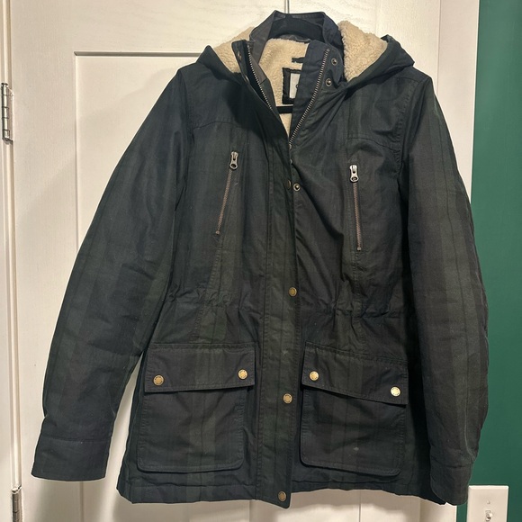 Orvis Waxed Cotton Plaid Jacket - Picture 1 of 5